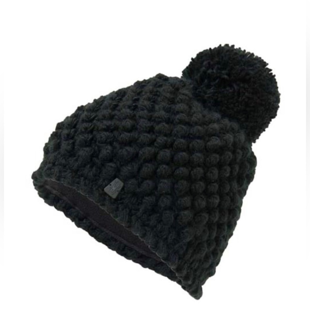 NWT Spyder Brr Berry Winter Hat Beanie Black